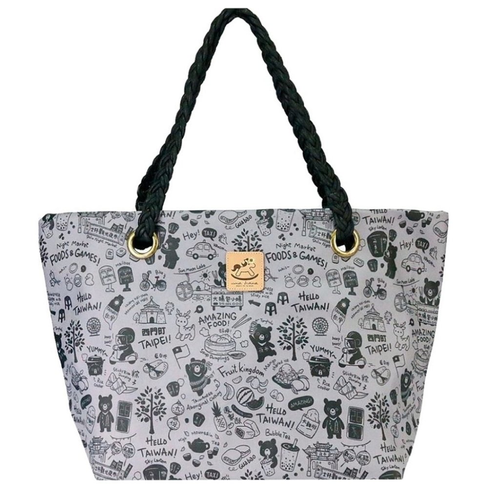Waterproof Taiwan Woven Tote Shoulder Bag